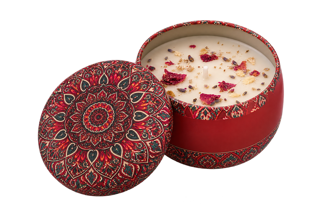 Vela Aromática: Rosa